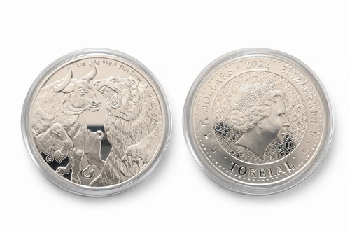 Silber tokelau bull - oz,