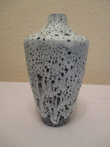 Vase lava fat - lava, weiß