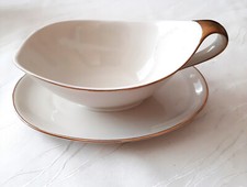 Bavaria Elfenbein Sauciere mit Goldrand gebraucht bitte lesen