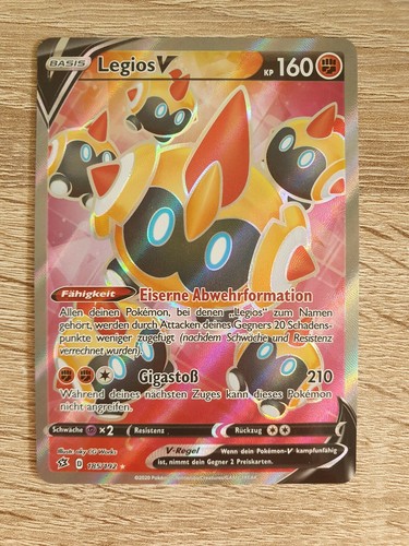 Pokemon karte legios clash - karte, v