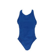 Speedo Einfarbiger Highneck Badeanzug Weiches Hautgefühl Swimming