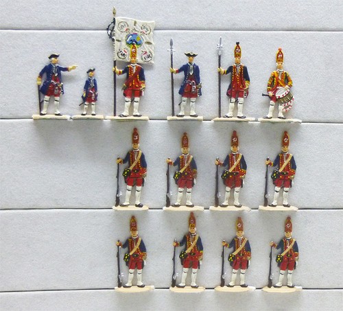 Zinnfiguren preussen 1720 - zinnfiguren,