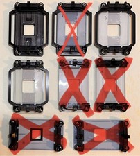 bis zu 4-Stück Sockel AM2 AM2+ AM3 AM3+ CPU Halter Backplate Retentionmodul