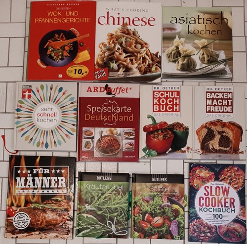 Sammlung konvolut 11x kochbuch - konvolut,