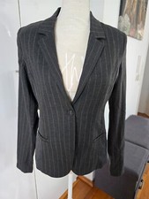 Toller Blazer von Kaffe, anthrazit, Nadelstreifen, 38, neu