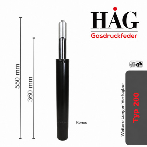 Hag gasdruckfeder - 🔴, /