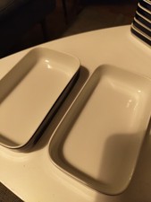 2 Schalen Länglich Lufthansa First Class Hutschenreuther