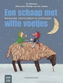 Een schaap met - , witte