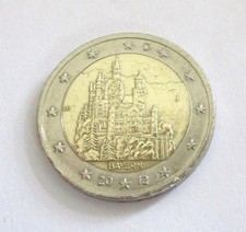 2 Euro-Sondermünze 2012 Schloss Neuschwanstein aus Umlauf - Prägebuchstabe J