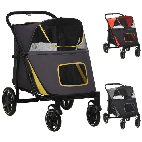 Pawhut hundewagen hundebuggy - pawhut,