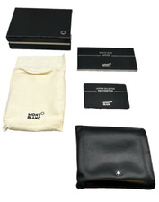 Montblanc Meisterstück 4 cc Brieftasche mit Münzfach - Schwarz gebraucht