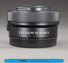 Sony Alpha 16-50 mm F 3.5-5.6 E PZ OSS II Objektiv Neuwertig Farbe: Schwarz