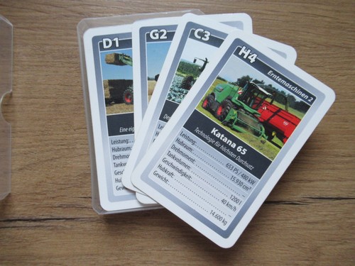 Fendt quartet karten spiel - karten,