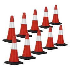 10er Set Warnkegel