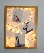 Beleuchteter Holzrahmen / Bilderrahmen/ Memoboard  aus holz ?