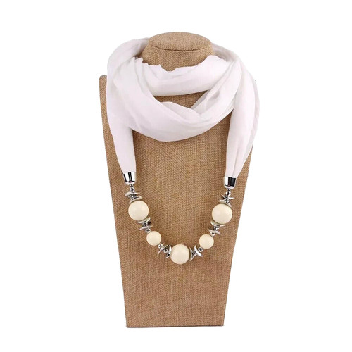 Schmuck schal weiß - schmuck,