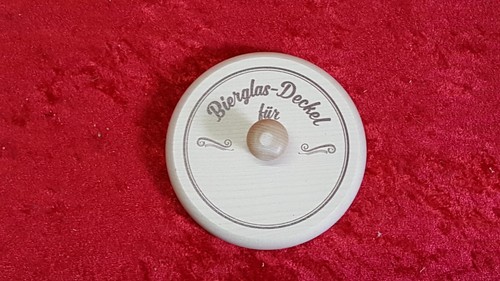 Trinkglasdeckel mit zapfen - trinkglasdeckel,