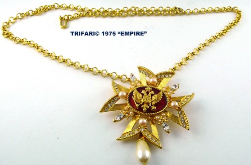 Trifari collier brosche - trifari©, /brosche