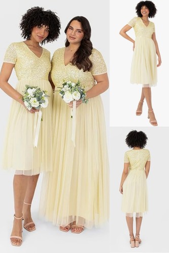 Damen midi kleid - damen, mit