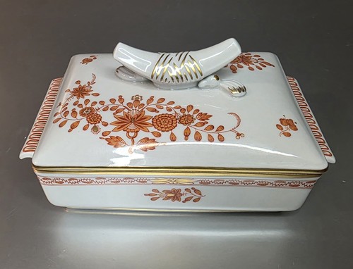 Meissen porzellan deckeldose - meissen,