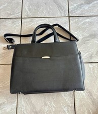 Aktentasche mit Gurtel, Laptoptasche, Schwarz, Guter Zustand