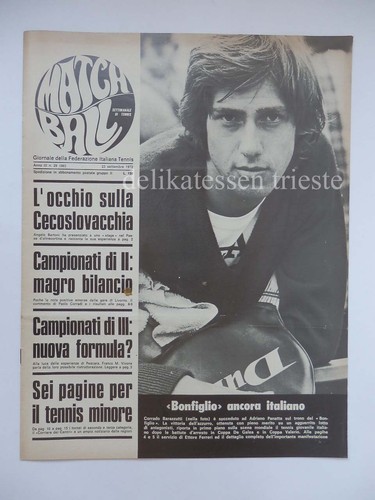Tennis match ball - tennis, 1972