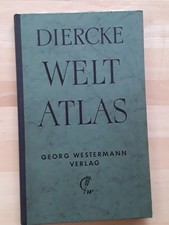 Alter Diercke Welt Atlas Georg Westermann Verlag