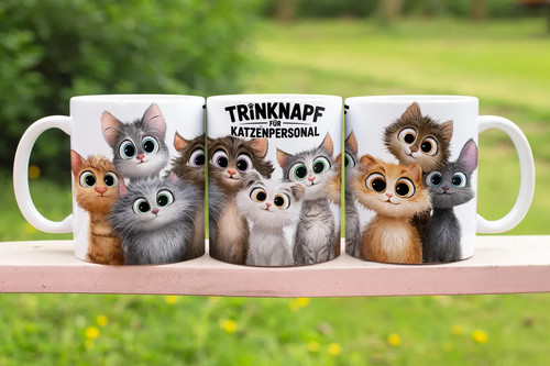 Katzen tasse trinknapf für - „trinknapf,