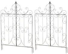 2er Set Rankgitter Mandevilla Eisen Rankhilfe Deko Gartenzaun Steckzaun Spalier