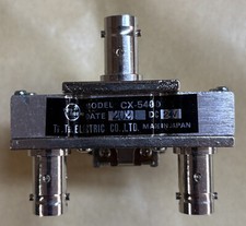 Totsu CX 540 D 24 V Koaxrelais 1 x Um RF relay 3 x BNC-Buchse BNC-f BNC-female