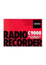 Bedienungsanleitung-Operating Instructions für Grundig C 9000 Automatic 
