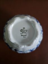 Zuckerdose Seltmann Weiden Bavaria Porzellan Weiß/Blau Theresia W. Germany, geb.