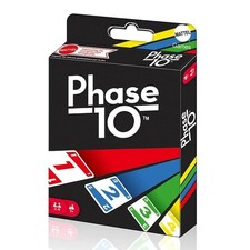 Mattel Games Phase 10 Card Game Board Game Family Game 2-6 Players
