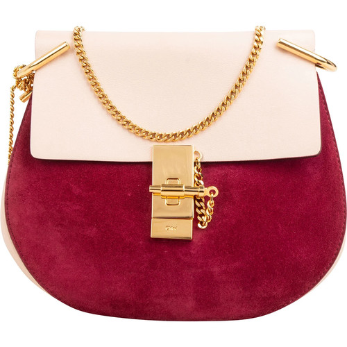 Chloé suede leather bicolor - chloé,