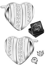 Ohrringe 925 Silber Herz