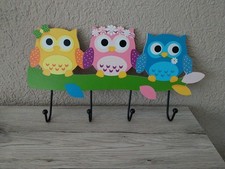 Eulen Garderobe Kinderzimmer