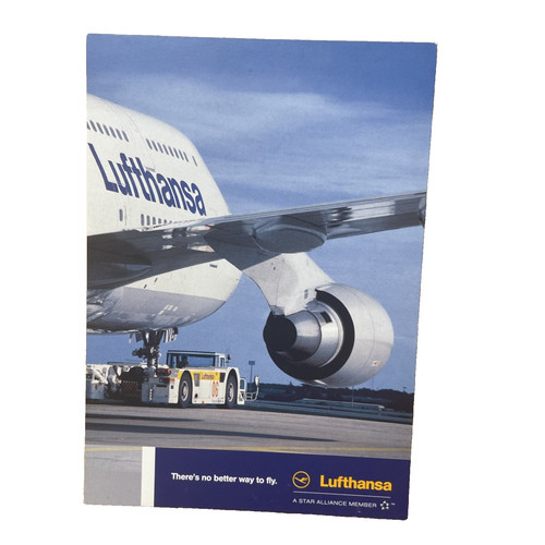 Postkarte flugzeug airline - postkarte,