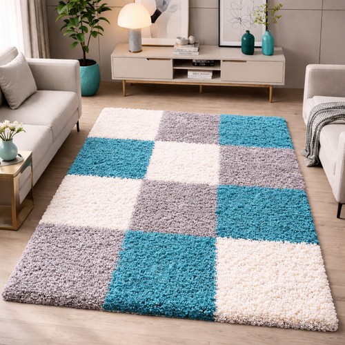Shaggy teppich mehrfarbig - teppich,
