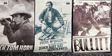 Steve McQueen 3 Kinoheftchen - Bullitt Tom Horn Jeder Kopf...