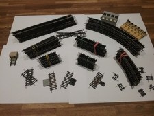 Spur TT 82Gleise Schienen BTTB ohne fehlteile Abbrüche 2 Schalltpullte gebraucht