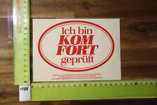 Alter Aufkleber Gastronomie Kaffeemaschine Kaffeeautomat Friteuse MELITTA