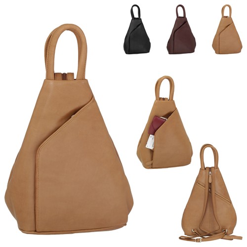 Leder freizeit rucksack - leder,