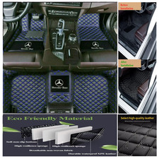Für Mercedes-Benz Auto Fußmatten Koffermatte Wasserdicht Rutschfest PU Custom
