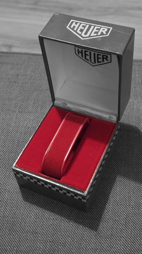 Heuer watch box insert - +, inner