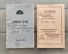 Militär-Paß und Soldbuch