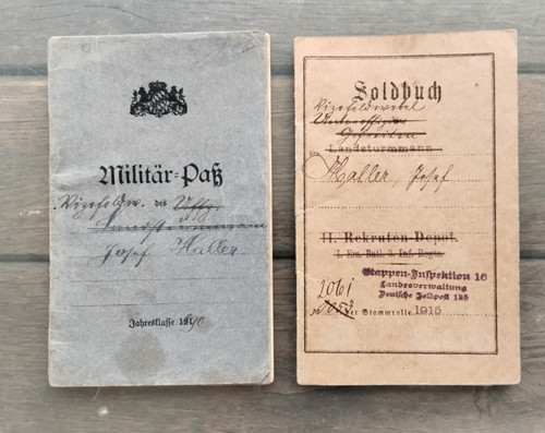 Militär paß und soldbuch - militär-paß,