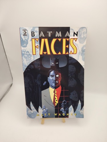 Batman faces comics trade - batman, dc