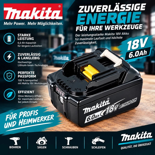 6ah makita werkzeug akku - makita, 18v