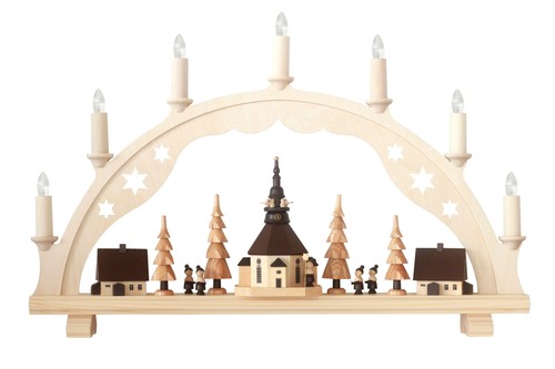 Schwibbogen seiffener kirche - seiffener,
