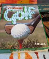 Challenge Golf (Prism Leisure 1988) Commodore Amiga (Disk, Box, Manual) good con